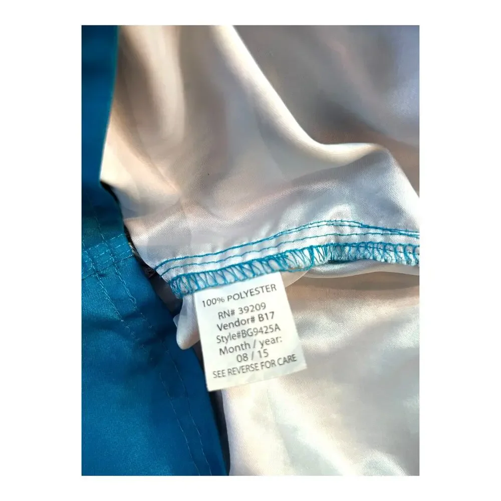 Burnside Swim Board Shorts Men's Size XL Lined Blue Black Yellow‎ White